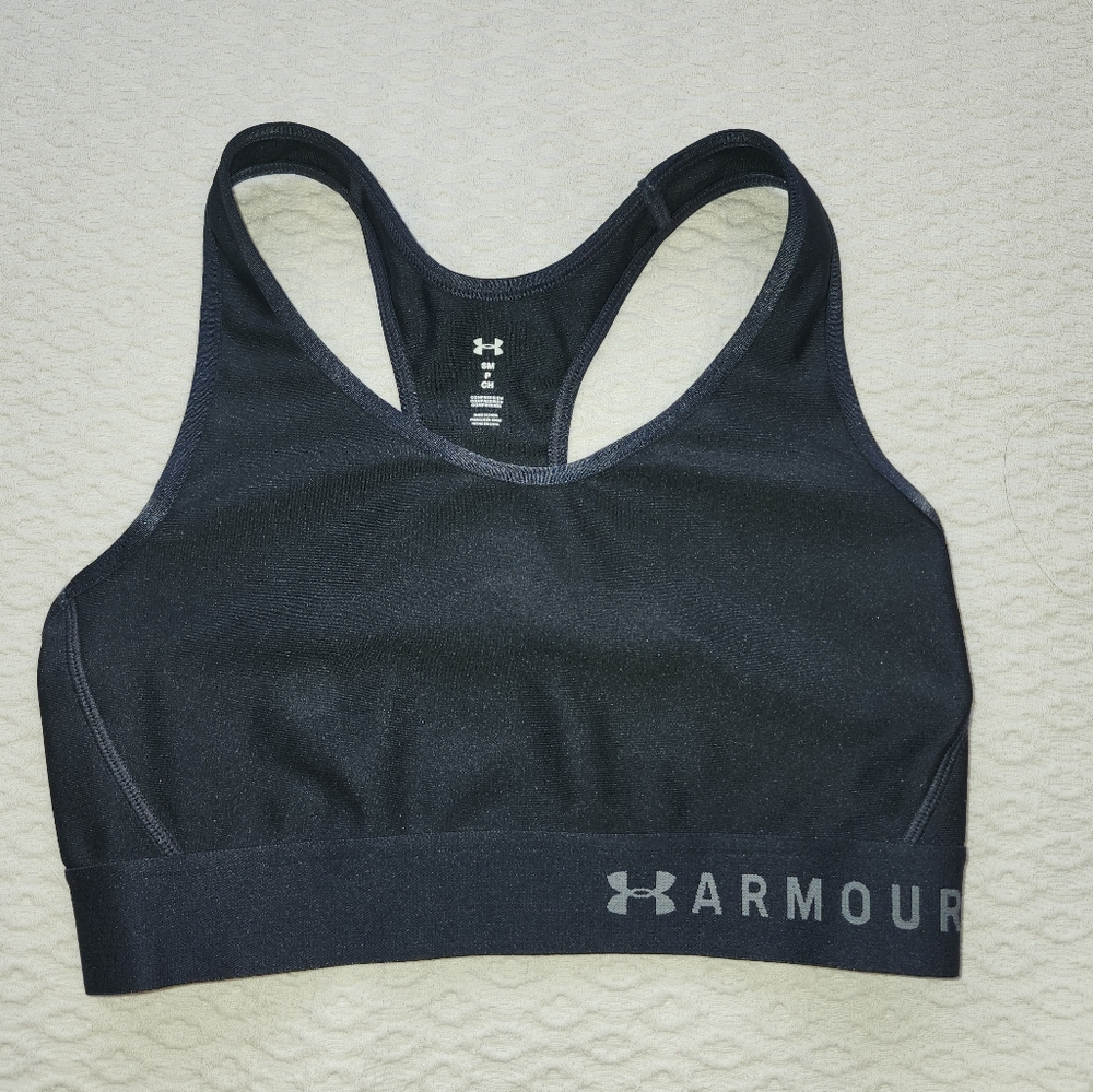 Under Armour Midnight Black Sports Bra